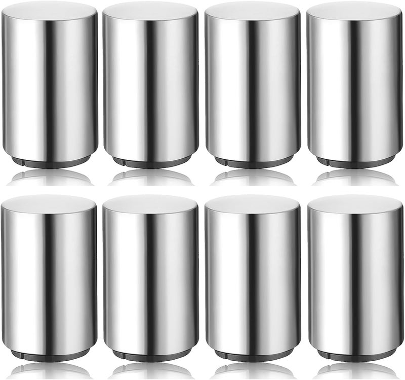 SmaringRobot Portable Push Down Magnetic Beer Bottle Openers (8 Packs), No Damage to Caps, Quick to Open, Automatic Stainless Steel Pop the Top Cap Opener for Home Bar Camping and Traveling, Bartender Opening Tool - Image 1